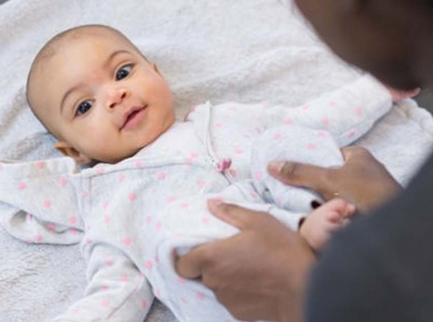 Child receiving occupational therapy at Grow Tool Therapies